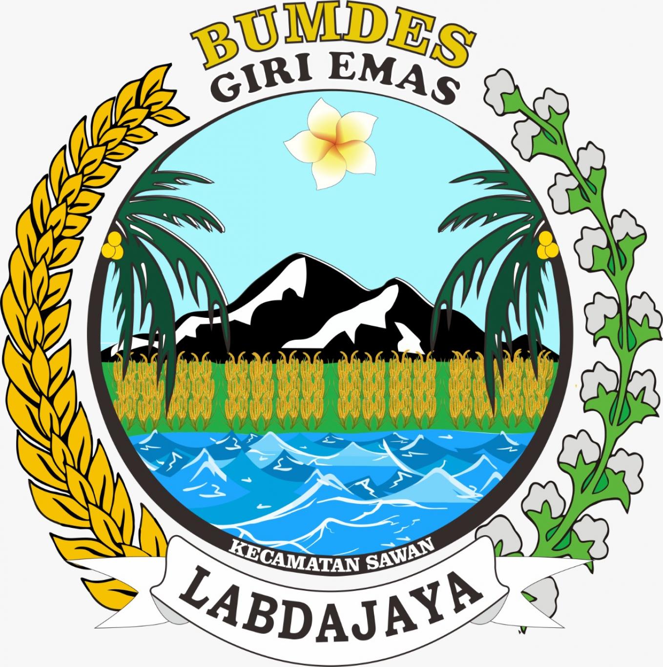 Gambar padi dan kapas pada logo koperasi indonesia melambangkan